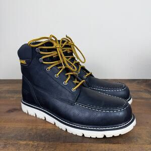 DEWALT 6 inch Flex Moc Toe Black Leather Men's size 13M Lace Up Lightweight